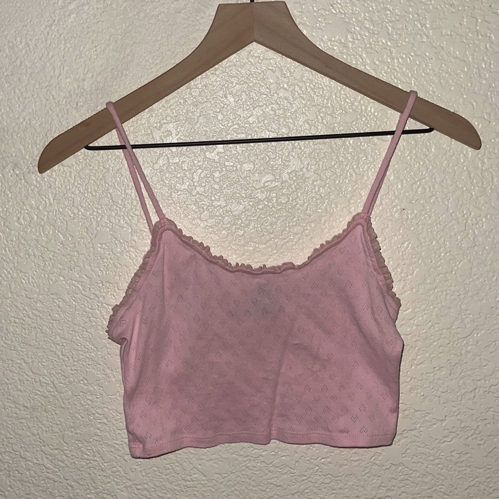 Light Pink Crop Top